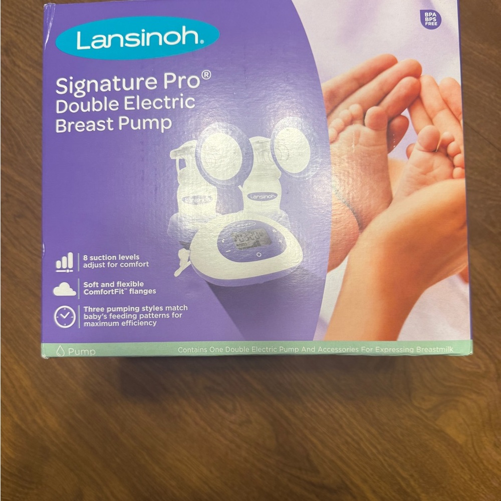 Lansinoh Signature Pro Electric Breast Pump - Purple